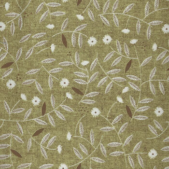 Verdure by Esther Fallon Lau for Clothworks Y3488 Colour 24 Green