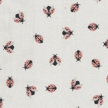 Wild And Free Ladybug by Cotton + Steel for RJR LV602SV2 Pale Cream