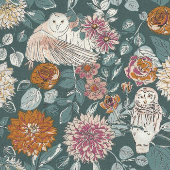 Willow Collection by Sharon Holland For Art Gallery Fabrics Style WLW35600 Teal
