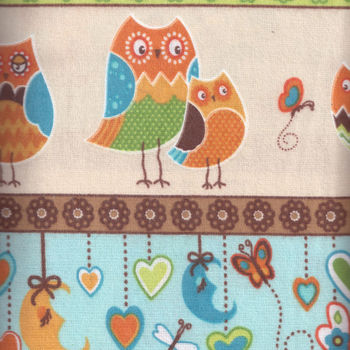 Wilmington Flannel  Owl Wonderful Patt 9038 col124