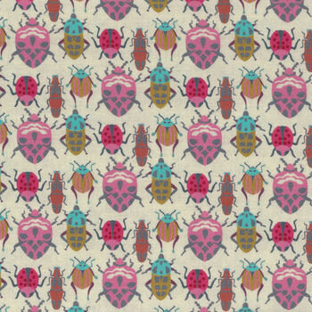 Windham Fabric Presents Eden by Sally Kelly 52806 Color 1 Beetles