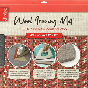 Wool Ironing Mat 100 Pure New Zealand Wool Sew Easy 17 x 17 Size