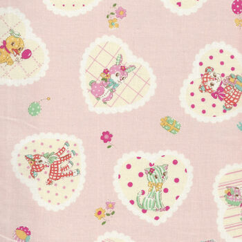 Yuwa 30and39s Collection by Atsuko Matsuyama Design AT812896 Colour A  Pink