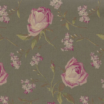 Yuwa Love At First Sight 100 Cotton Fabric Design 826677 Colour B Green