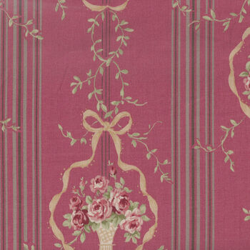 Yuwa by Kono Sanae Made in Japan Cotton Roses Design KS826781 Colour A Pink