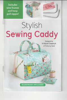 ZAKKA Stylish Sewing Caddy by Kristyne Czepuryk of Pretty Hand Hardware Included