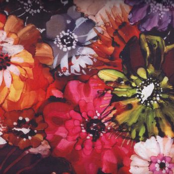 andquotNEWandquot Hoffman California Fabric Blooms Digital Print 