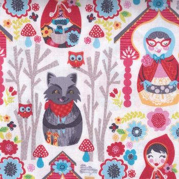 andquotNEWandquot Riding Hood Cotton Fabric by Josephine Kimberling for Blend Fabrics