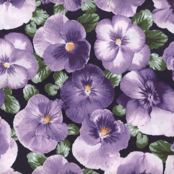 andquotNEWandquot Sevenberry Cotton Quilting Fabric andquotPansyandquot