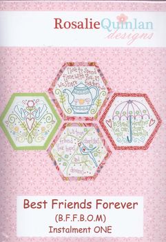 best friends forever stitchery by rosalie quinlan
