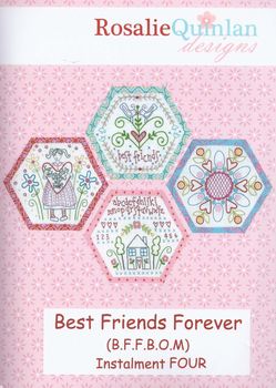 best friends forever stitchery by rosalie quinlan