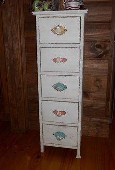 reproduction vintage set of drawers