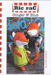 ginger and blue toy foxes by ric rac