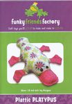 plattie platypus toy pattern by funky friends factory