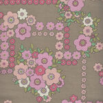 A Ghastlie Bouquet By Alexander Henry Fabrics 8789 A Caramel/Pink