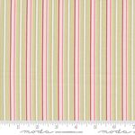 A Very Sweet Christmas by Bunny Hill Designs for MODA M3066 13 Pink Green Stripe