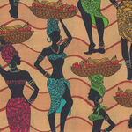 African Women by Ruben Design Studio RUAFR55D Color Multi.