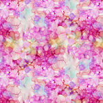 Alcohol Inks by Sue Zipkin for Clothworks Fabric Y4071-77 Pink.