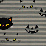 Alexander Henry Fabric "Hide-n-Go Kitty" De Leon Group 8885 Color B  Gray.