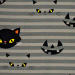 Alexander Henry Fabric "Hide-n-Go Kitty" De Leon Group 8885 Color B  Gray.