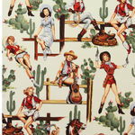 Alexander Henry From The Hip Nicoles Prints Vintage Cowgirls 2494A