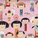 Alexander Henry Kui Kokeshi 67570 Colour A Pink