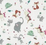 Animal Alpabet by Deane Beesley Designs for P & B Fabrics ANIA 04477 Col MU