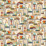 Another Brick In The Wall by Blue Fish Designs for Blank Textiles BQ3700 044 Cre