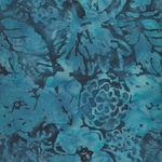 Anthology Batik Cotton Fabric 236Q-9 Colour Teal/Aqua