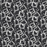 Around The Block - Blocks Out from Camelot Fabrics 21230204-01 Black.