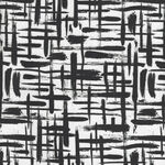 Around The Block - Paintbrush Plaid from Camelot Fabrics 21230205-01 Black.