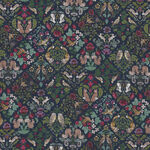Art Nouveau Symphony Petite Printed In Japan 66050 Color 102 Navy.