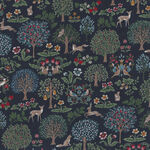 Art Nouveau Symphony Petite Printed In Japan 66050 Color 104 Navy.