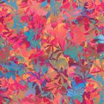Artful Blooms for Studio Robert Kaufman SRKD - 22688 - 143 Coral.