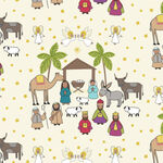 Away In A Manger by Lewis & Irene Threaded With Love D#C121 Colour A Cream.