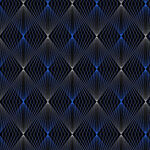 BIOGEO-3 By Adrienne Leban for Free Spirit Fabrics PWAL029. Midnight.