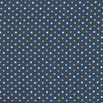 Baby's Adventure From Wilmington Prints WM1876 69315 445 Navy Polka Dots.