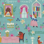 Beauty And The Beast By Jill Howarth For Riley Blake Designs C9530 Color Blue.