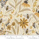 Bee Garden by Gingiber for MODA Fabrics M48410 11M Cream.