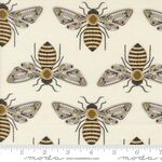 Bee Garden by Gingiber for MODA Fabrics M48411 11M Pale Cream.