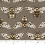 Bee Garden by Gingiber for MODA Fabrics M48411 20M Grey.
