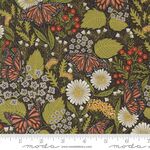 Bee Garden by Gingiber for MODA Fabrics M48412  21M Black.