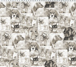 Best Friends by Lexi Grenzer for Clothworks Y4281  62 Taupe