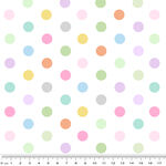 Big Dots Multi Pastel by Kennard & Kennard 3075B 22 White.