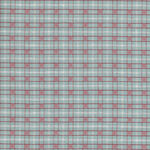 Blume & GROW by Natalie Bird for Devonstone DV3975 Woven Check Blue/Terracotta.