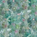 Blush Garden A Hoffman Spectrum Print W5494 D7 Dusty Blue.