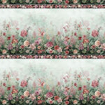 Botanical Charm Hoffman Spectrum Border Print Fabric S#W5323 Col.60 Hunter.