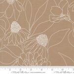 Botany by Alli K Design  MODA Etched Floral Earth 11557 13 Caramel.
