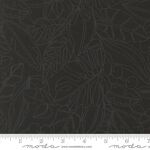 Botany by Alli K Design  MODA Greenery Ink 11551 22  Black On Black.
