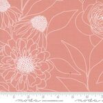 Botany by Alli K Design  MODA  Etched Floral Camellia 11557 15 Pink.
